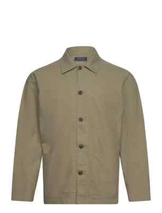 Camicia Polo Ralph Lauren Classic Fit Leggera Giacca verde salvia overshirt - Foto 1 di 7