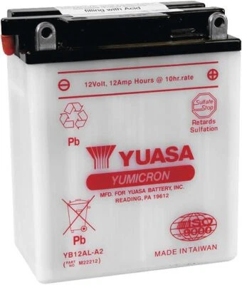 Yuasa 12V сверхпрочный Yumicron аккумулятор для Yamaha FZR600R 1989-1999 YUAM22212 - Изображение 1 из 3