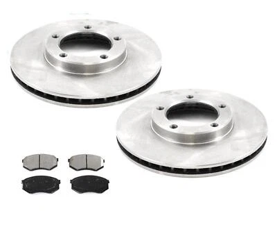 For 1995-2004 Toyota Tacoma Rear Wheel Drive 5 Stud Front Brake Rotors & Pads - Image 1 of 4