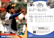 Omar Fuentes 2004 MultiAd Trenton Thunder #17 Card *AutographDen*