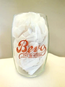 VTG BEVO THE BEVERAGE PRE PRO ETCHED BEER BEVERAGE TASTING GLASS BARREL SHAPE - Picture 1 of 8