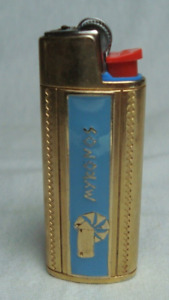 Greece MYKONOS WINDMILL PELICAN vintage case/holder for mini BIC lighters #404