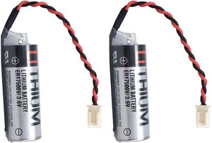 2Pcs ER17500V 3.6V 2700mAh for EPSON  Battery C4 Series R13N860011  Battery - Picture 1 of 8