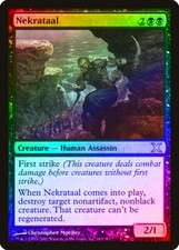 Nekrataal FOIL 10th Edition NM Black Uncommon MAGIC GATHERING CARD ABUGames