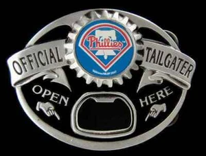 PHILADELPHIA PHILLIES TAILGATER BOTTLE OPENER SISKIYOU BUCKLE - Picture 1 of 2