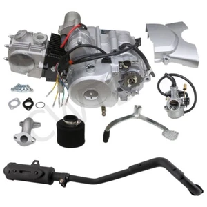 125cc Engine Motor 28mm Exhaust Pipe With Muffler For Pit Dirt Bike ATV Quad - Picture 1 of 12