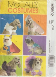 DOG COSTUMES (4 Sizes XS/S/M/L) McCall's Pattern 5502 - Uncut! - Picture 1 of 2