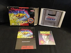 SNES Super GameBoy (Super Nintendo, 1994) - Complete in Box CIB tested W/flyer - Picture 1 of 12