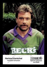 Hartmut Konschal autograph card Werder Bremen original signed + G 23712