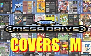 Jaquette Mega Drive M Sega/ Megadrive Remplacement Art Case Insert Cover Only - Imagen 1 de 45
