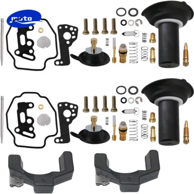 For Yamaha Virago XV535 1990-2001 XV 535 Carburetor Repair Kit Plunger Float X2 - Image 1 of 4