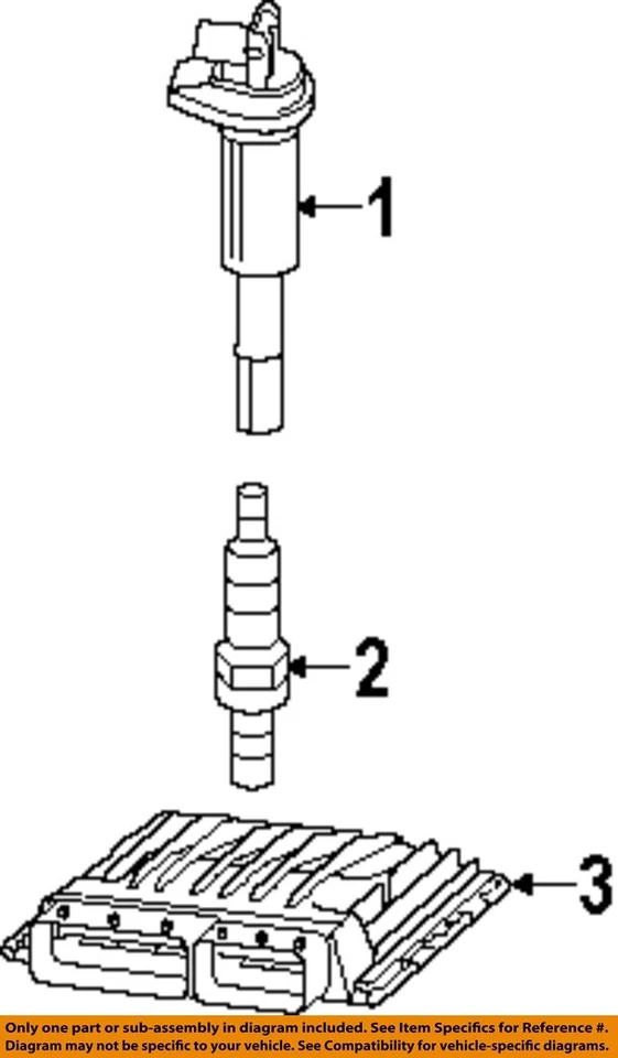 Sistema de encendido eléctrico BMW OEM 02-18 128i - Bobina de encendido 12138647689 Foto 1 de 1