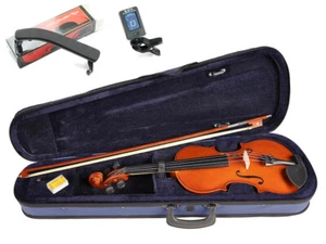 Violín 4/4 Violín Leonardo LV-1044 Set Principiante con Estuche Arco Afinador - Imagen 1 de 11