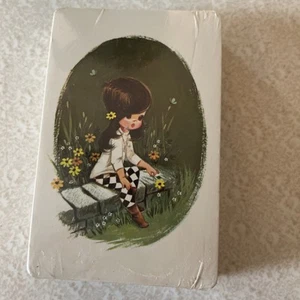 Playing Cards Stardust 1Deck Flowers girl 1970s Sealed/New - Picture 1 of 5