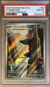 2023 POKÉMON MEW EN CHARMELEON ILLUSTRATION RARE #169 SPA 8 - Picture 1 of 6