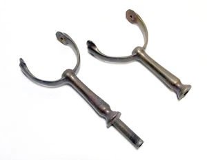 PAR DE CERRADURAS DE REMO DE LATÓN DE COLECCIÓN PARA BOTE DE REMOS O USO ARTÍSTICO REUTILIZADO - Imagen 1 de 7