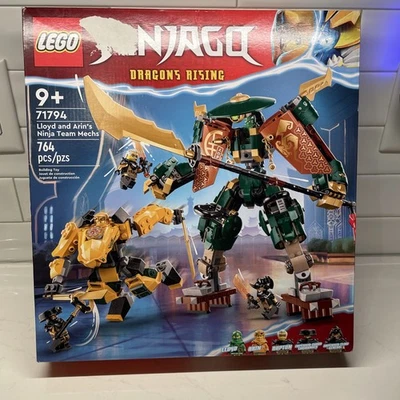 Novo LEGO 71794 Ninjago Dragons Rising Lloyd & Arin's Ninja Team Mechs 5 Minifiguras - Imagem 1 de 4