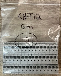 Konnect-It KN-T12GRY Single Level Feedthrough Terminal Block, Qty:121 - Picture 1 of 2