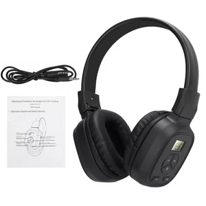 Portable Wireless FM Radio Headset perfect for using on your computer or MP3 - Picture 1 of 23
