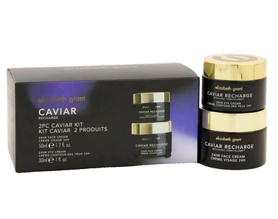 Elizabeth Grant Caviar 24 horas crema facial y de ojos dúo set de regalo sellado Foto 1 de 4