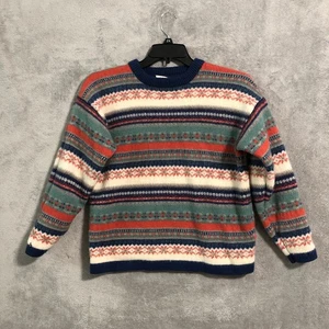 Suéter Pullover Nórdico Jackpot by Carli Gry Fair Isle Talla 2 Para Mujer Mediano De Colección - Imagen 1 de 15