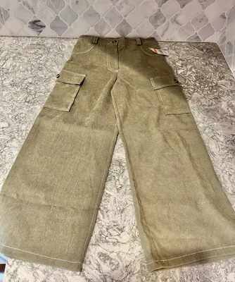 Pantalones para niñas iZ Byer - talla 7 verde salvia - nuevos con etiquetas Foto 1 de 4