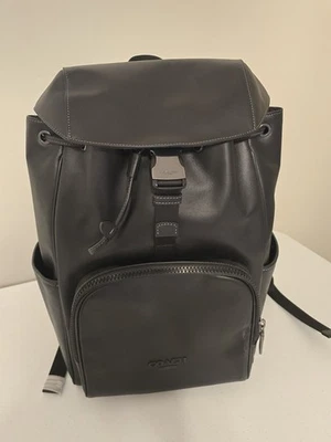 NWT Coach CU112 Racer Backpack In Smooth Leather Black Retail $790  - Image 1 of 4