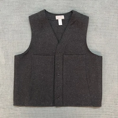 Chaleco de Lana Filson Mackinaw Vintage Carbón Talla 48 XL Foto 1 de 4