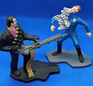 Terminator T800 & T1000 1994 KENNER Action Masters Interlocking Diecast Figuren - Bild 1 von 4
