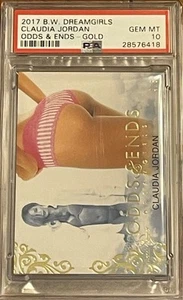 2017 Benchwarmer Dreamgirls CLAUDIA JORDAN Odds & Ends BUTT 4/5 PSA 10 POP 1 GEM - Picture 1 of 4