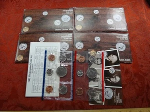 4x 1985 P&D United States Uncirculated Mint Sets w/ Envelopes - Free S&H USA - Picture 1 of 5