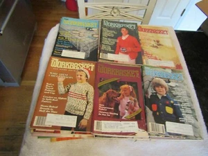 Workbasket Work Basket Home & Needlecraft Sewing Magazines Lot of 29 1977-1987 - Picture 1 of 5