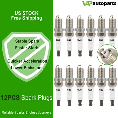 12x bujías de iridio y platino para Mercedes-Benz Maybach S600 16-17 6,0 L V12 Foto 1 de 4