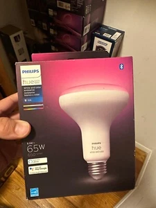 Philips Hue White and Color Ambiance Br30 E26 Smart LED Bulb 65W/650 Lumen - OB - Picture 1 of 1