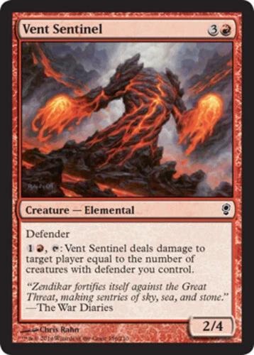 Vent Sentinel ~ Near Mint Conspiracy: Take the Crown MTG Magic UltimateMTG Red C - Image 1 of 1