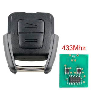 2 Buttons 433MHz Remote Car Key Fob Fit for Vauxhall/ Opel Astra Zafira Omega - Picture 1 of 8