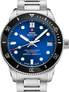 Swiss Military SM34089.02 Diver Orologio Donna 37mm 20ATM - Foto 1 di 3