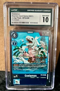Digimon Juego de Cartas TCG Celamon BT5-026 Sello Juez CGC - 10 GEMAS COMO NUEVO - Imagen 1 de 1