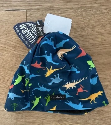 NUEVO CON ETIQUETAS Gorro Piel de Tortuga Para Niños Concha Confort Cubierta Cerebral Dino Parque Infantil Foto 1 de 2