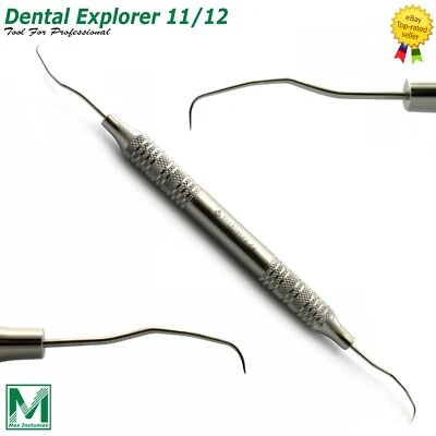 Instrumentos de dentadura quirúrgica de diagnóstico endo de hoz con sonda Dental Explorer 11/12 Foto 1 de 4