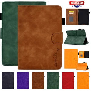 For Kindle Paperwhite 1 2 3 4 5/6/7/10/11th Gen Retro Leather Smart Case Cover - Picture 1 of 73