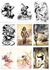 1993 Frazetta II The Legend Continues Trading Cards / Choose #s 1 - 90 / bx121