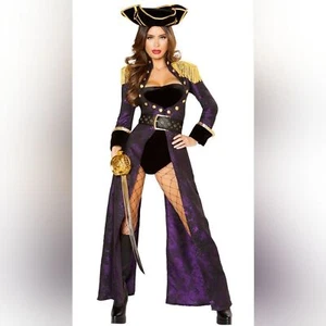 NEW Pirate Queen 4 Piece Costume Set Confidential Society Small Yandy - Picture 1 of 6