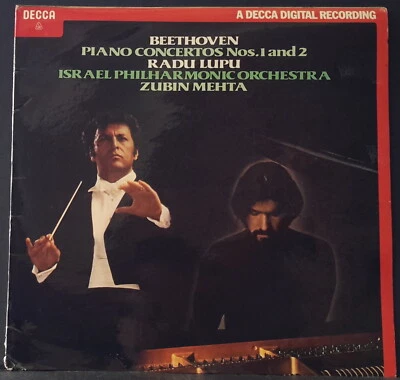 DECCA SXDL 7502 ED 1 UK Beethoven PIANO CONCERTOS 1 & 2 LUPU MEHTA ISRAEL PHILH. - Image 1 of 3