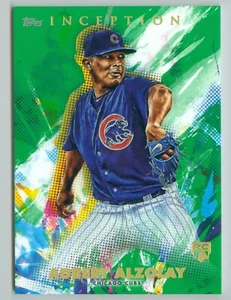 Topps Inception Green Parallel #38 2020 Adbert Alzolay Cubs radiocontrol - Imagen 1 de 1