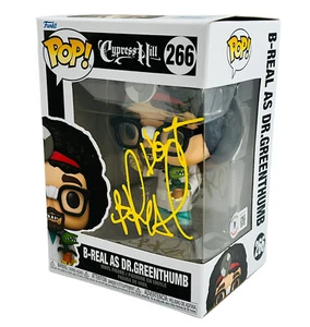 B-REAL SIGNED FUNKO POP CYPRESS HILL DR. GREENTHUMB #266 FIGURE BECKETT COA - Picture 1 of 7