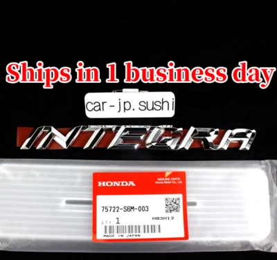HONDA Genuine ACURA RSX Integra DC5 Logo Rear Name Emblem Badge 75722-S6M-003 - Image 1 of 4