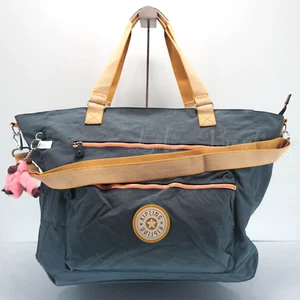 Kipling ISAAC Extra Large Zip Tote Bag KI9470 Polyamide Nocturnal Grey $164 NWT - Picture 1 of 14