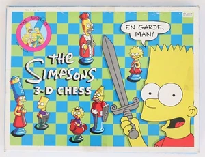 The Simpsons 3-D Chess En Garde, Man! 1991 Fox - Picture 1 of 9