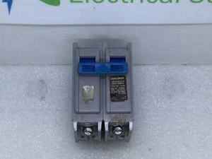 Challenger C2110 110 Amp 2 Pole 120/240V Circuit Breaker - Grey W/ Blue Handle - Imagen 1 de 5